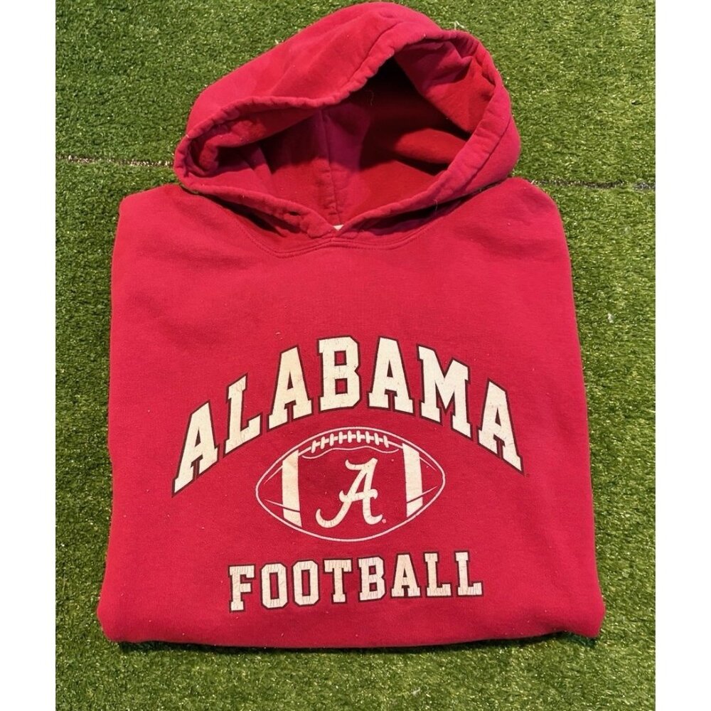 Alabama Crimson Tide hoodie mens extra large red football Y2k sweatshirt 24